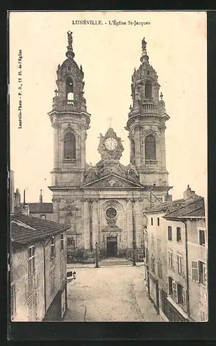 AK Lunéville, L` Èglise St. Jacques