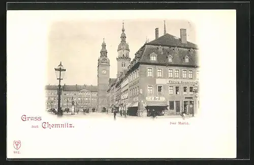 AK Chemnitz, Blick auf den Markt