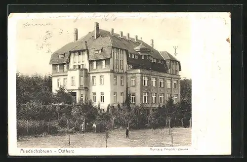 AK Friedrichsbrunn /Ostharz, Kurhaus Friedrichsbrunn
