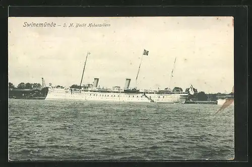 AK Swinemünde, Kriegsschiff S. M. Hohenzollern
