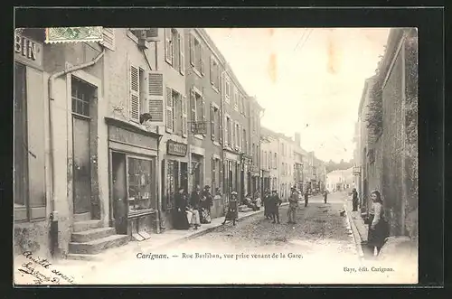 AK Carignan, Rue Barliban, vue prise venant de la Gare