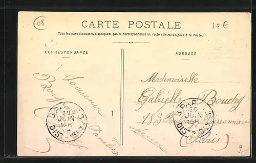AK Mohon, Boulevard Gambetta et Place de la Gare