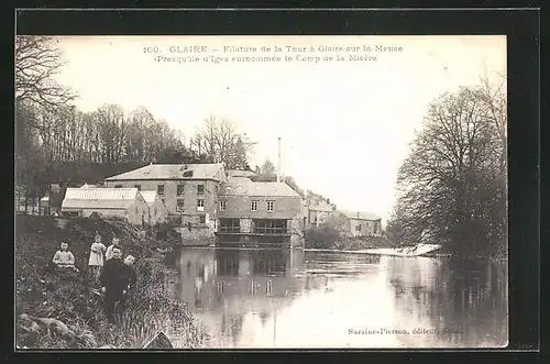 AK Glaire, Filature de la Tour a Glaire sur le Meuse