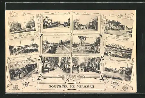 AK Miramas, Entrée avenue d'Istres, Avenue de Salon, Place Centrale