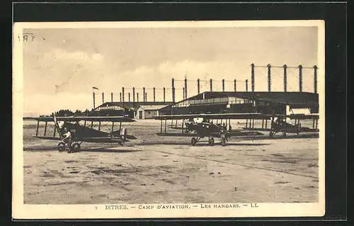 AK Istres, Camp d'Aviation, Les Hangars