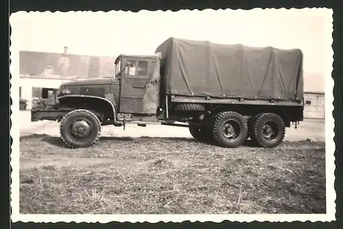 Fotografie NVA-Nationale Volksarmee DDR, Lastwagen, LKW-Pritsche