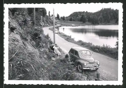 Fotografie Auto Renault 4CV, PKW mit Kennzeichen Österreich