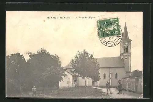 AK Saint-Maxire, La Place de l`Église