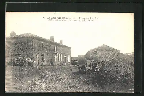 AK Loublande, Ferme des Rinfillières, Habitation de Claire Ferchaud, la petite voyante