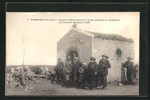 AK Loublande, Chapelle de Notre-Dame de la Garde construite aux Rinfillières par la famille Ferchaud en 1862