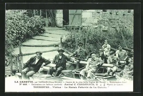 AK La Garette, Le Marais Poitevin de La Garette par Sansais