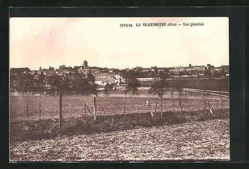 AK La Villetertre, Vue générale