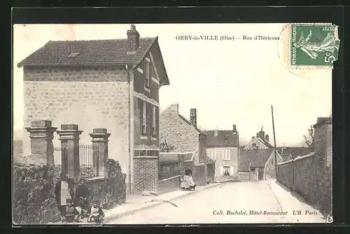 AK Orry-la-Ville, Rue d`Hérivaux