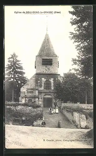 AK Boulogne-la-Grasse, Eglise