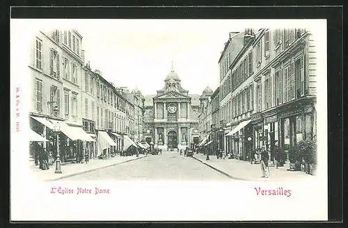 AK Versailles, L`Église Notre Dame