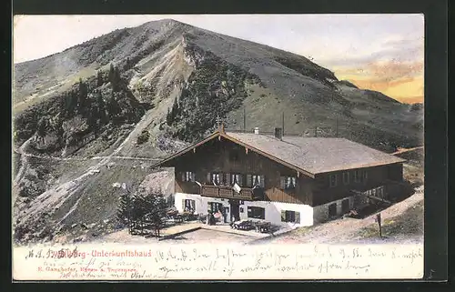 AK Wallberg-Haus, Berghotel gegen Gipfel
