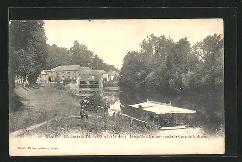 AK Glaire, Filature de la tour, á Glaire sur la Meuse