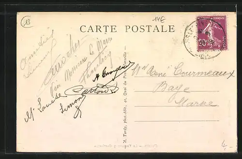 AK Cuges, Le Faubourg Gambetta