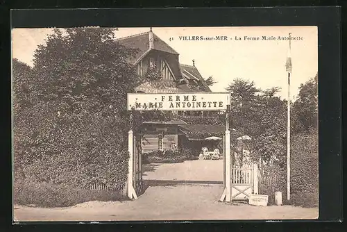 AK Villers-sur-Mer, La Ferme Marie Antoinette