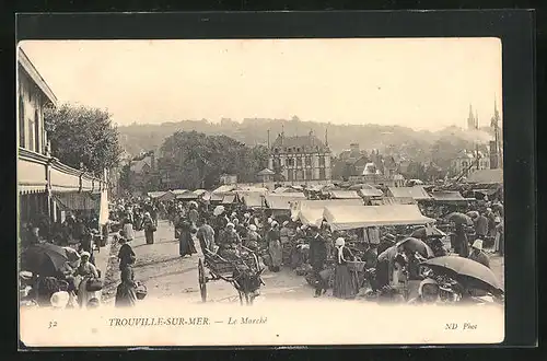 AK Trouville-sur-Mer, Le Marché