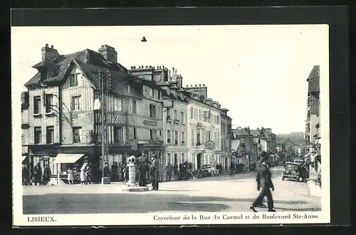 AK Lisieux, Carrefour de la Rue du Carmel et du Boulevard Ste-Anne