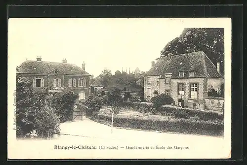 AK Blangy-le-Château, Gendarmerie et École des Garcons