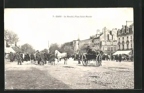 AK Caen, Le Marché, Place Saint-Martin