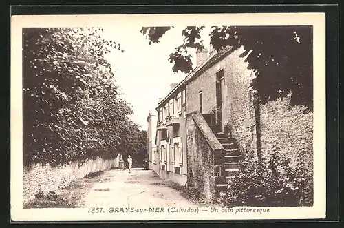 AK Graye-sur-Mer, Un coin pittoresque