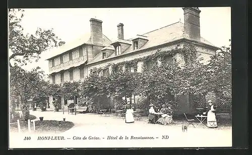 AK Honfleur, Cote de Grace, Hotel de la Renaissance