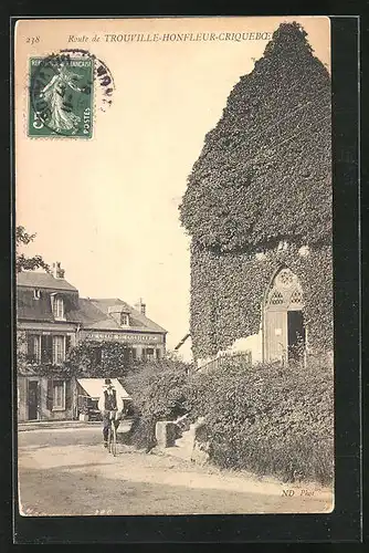 AK Trouville-Honfleur-Criqueboe, Route