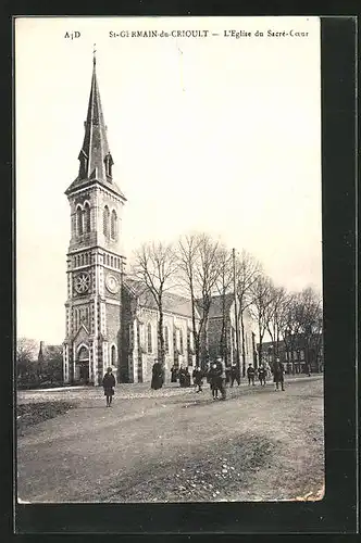 AK St-Germain-du-Crioult, L`Eglise du Sacré-Coeur