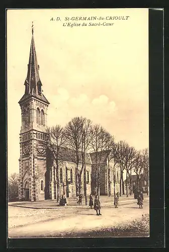 AK St-Germain-du-Criqoult, L`Eglise du Sacré-Coeur