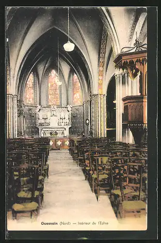 AK Guesnain, Interieur de l`Eglise