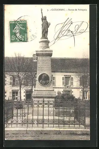 AK Cleguerec, Statue de Pobeguin