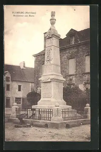 AK Plumelec, Monument aux Morts