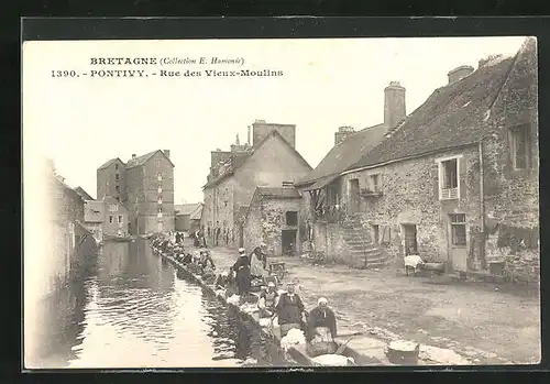 AK Pontivy, Rue des Vieux-Moulins