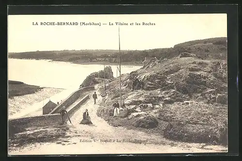 AK La Roche-Bernard, La Vilaine et les Roches