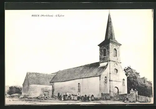 AK Rieux, L`Église, Totalansicht der Kirche