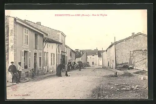 AK Pierrefitte-sur-Aire, Rue de l`Eglise