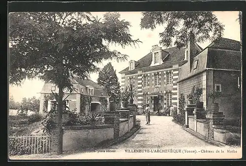 AK Villeneuve-L`Archeveque, Château de la Mothe