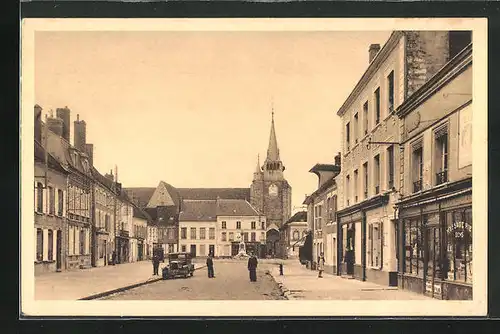 AK Villeneuve, L` Archevéque, L` eglise et son clocheton