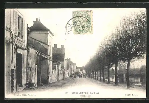 AK Vincelottes, Le Quai