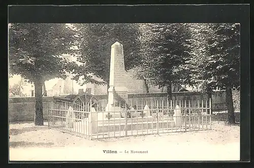 AK Villon, Le Monument