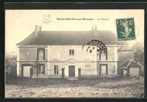 AK Saint-Martin-sur-Oreuse, La Mairie