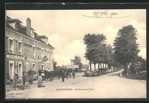 AK Dannemoine, La Route de Paris