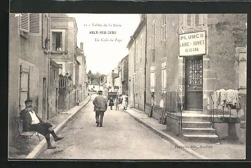 AK Arcy-sur-Cure, Vallée de la Cure, Un Coin du Pays