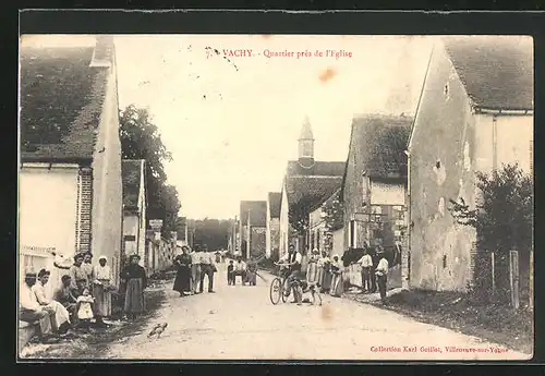 AK Vachy, Quartier près de l`Eglise