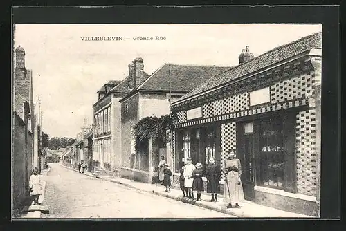 AK Villeblevin, Grande Rue