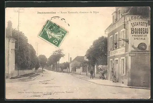 AK Dannemoine, Route Nationale, direction de Dijon