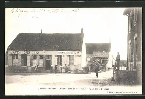 AK Etigny, Café-Restaurant de la Gare, Gousset